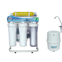 6 Stage Reverse Osmosis Water Purifier System with Frame